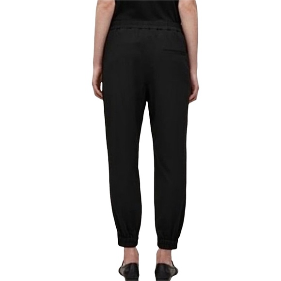 COS Pull On Pants Jogger Style Elastic Waistband Black Dress Pants Size 8 - Picture 2 of 14